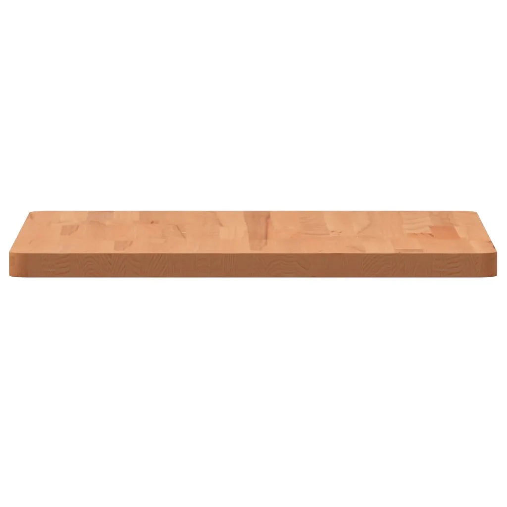 Piano per Tavolo | Superficie Tavolo | Piano Scrivania 50x50x2,5 cm Quadrato Legno Massello di Faggio