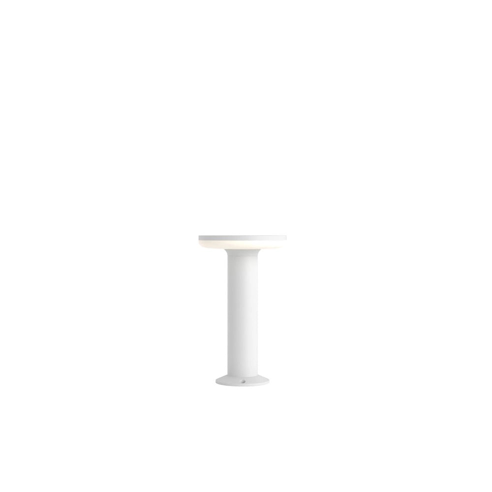 Mac Floor Bianco 3000K - Paletto a led da esterno in alluminio 12W IP65 h30cm - Luce verso il basso - Beneito & Faure