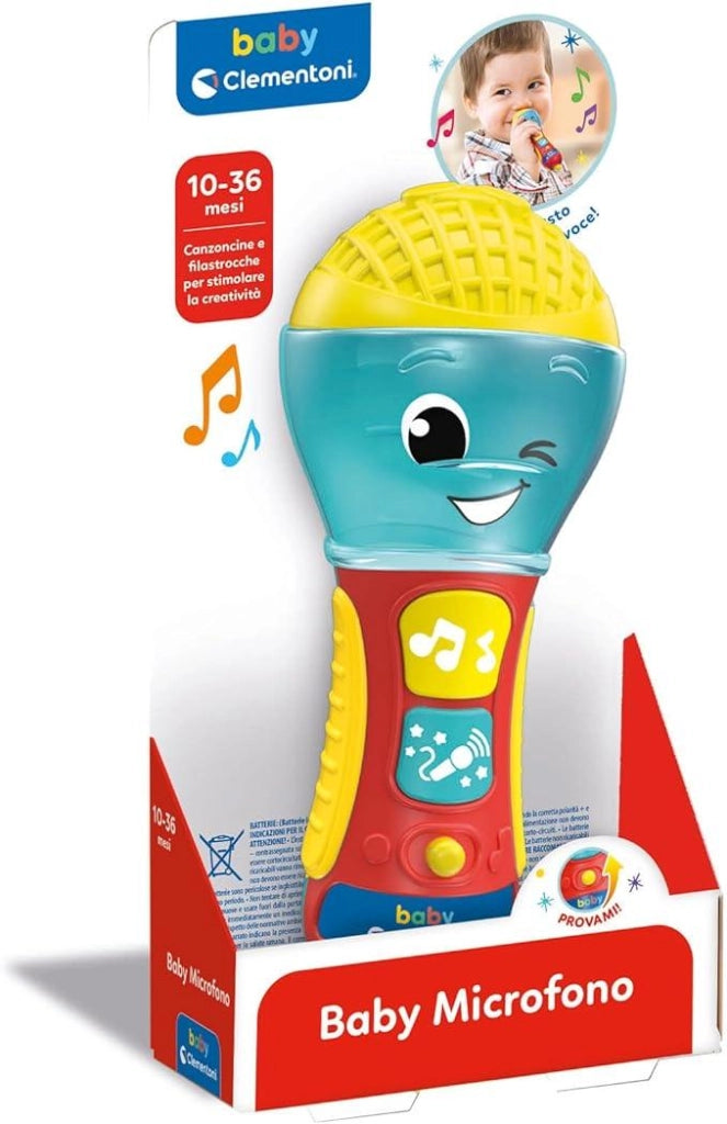 Baby Microfono per Bambini, Gioco Elettronico Musicale Prima Infanzia, Giocattolo , Centro attivita Luci E Suoni,Baby Cl