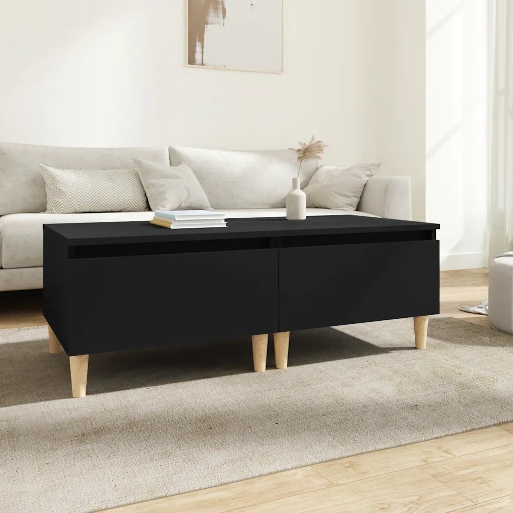 Tavolini 2 pz | Tavolo laterale Neri 50x46x35 cm in Legno Multistrato