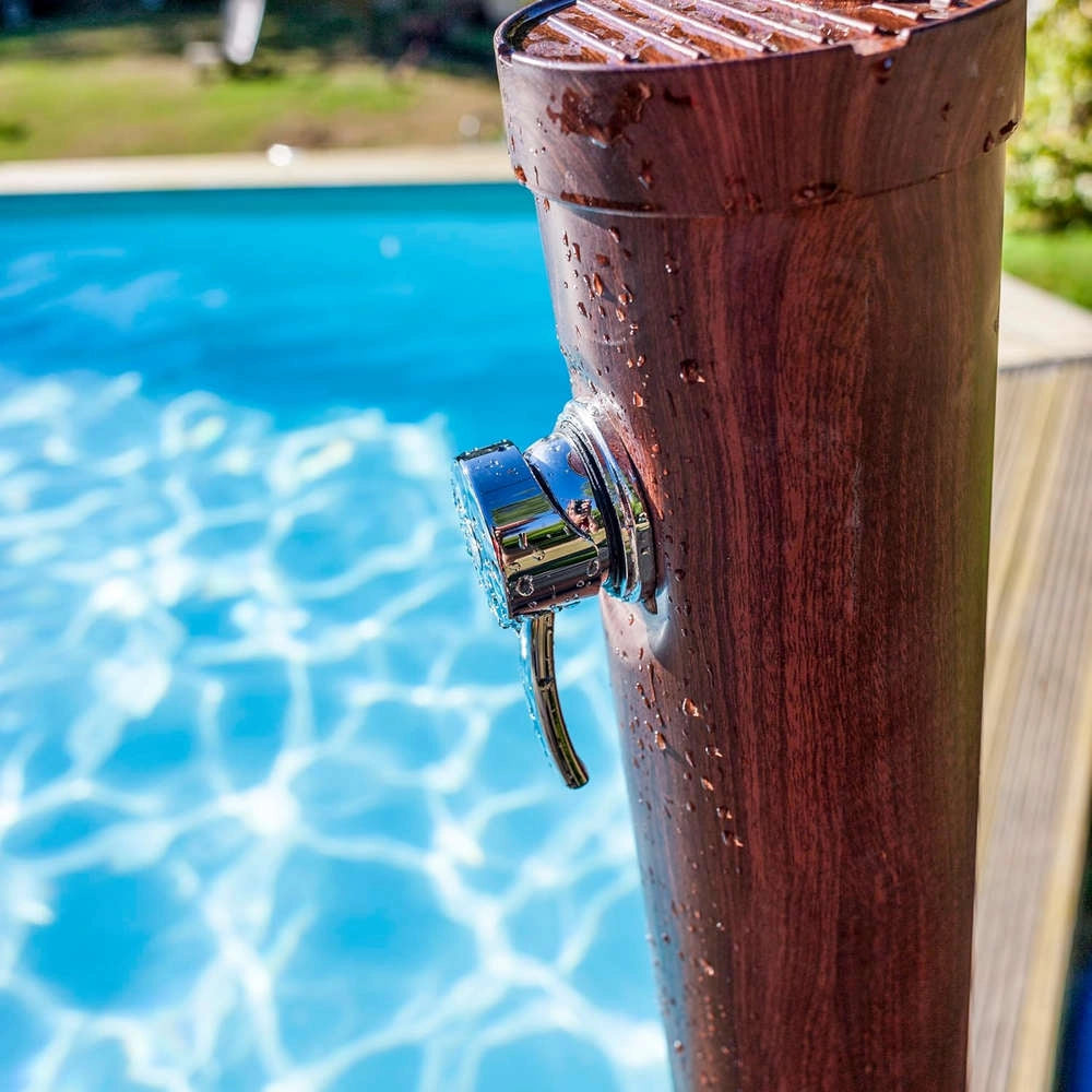 Doccia Solare da Giardino per Piscina 9 Litri Legno Gre AR1010W