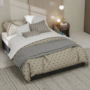 Letto Contenitore Imbottito 140x200 ¨C Xylo ¨C Grigio, Velluto, Idraulico, Senza Testiera