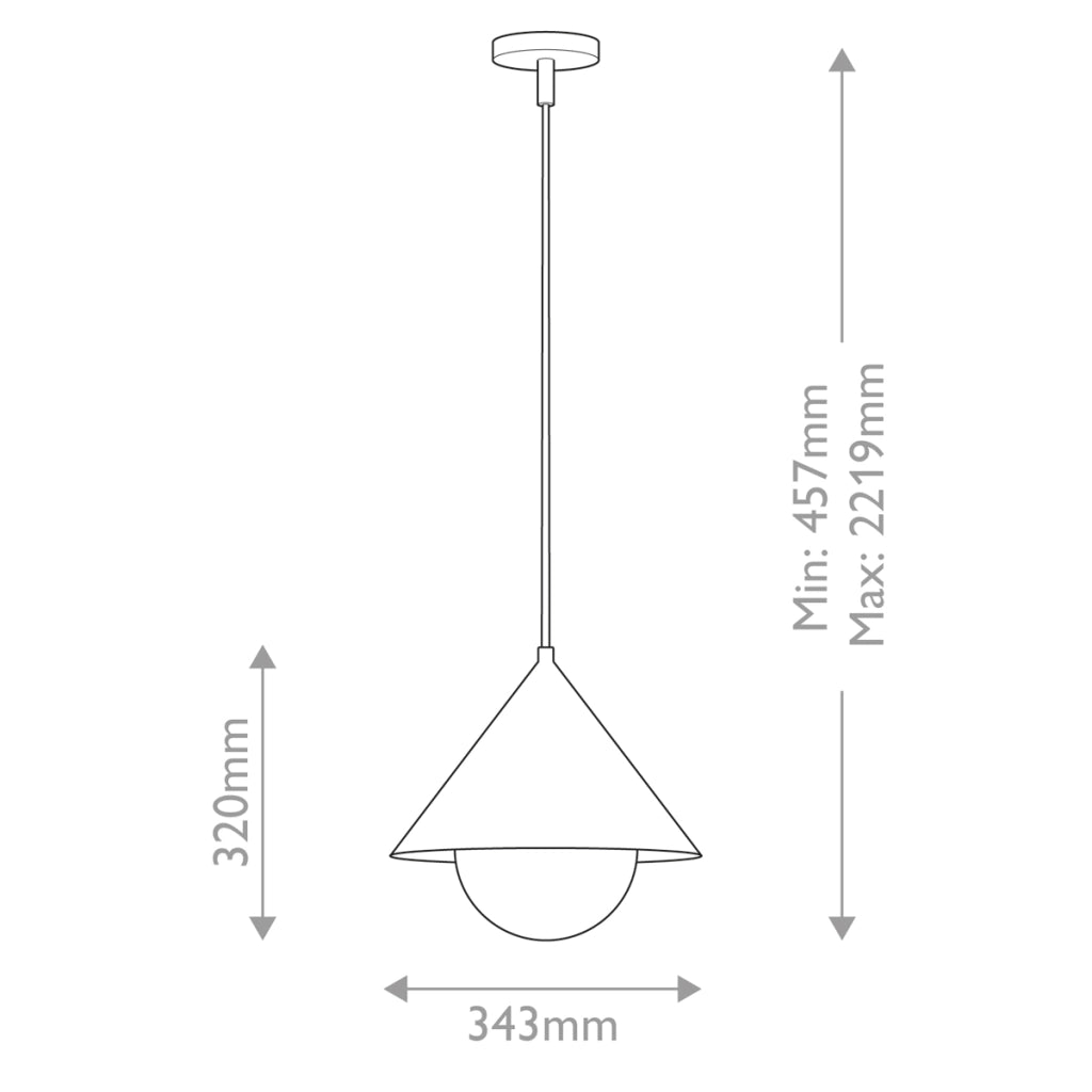 Lampada a sospensione Japandi Remyck Alora oro E27