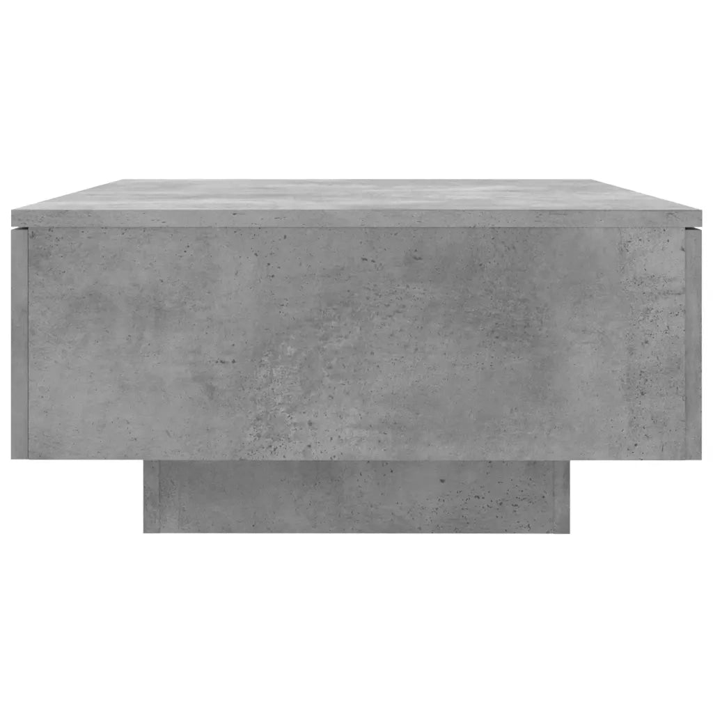 Tavolino da Salotto-Tavolino da soggiorno Grigio Cemento 90x60x31cm Legno Multistrato