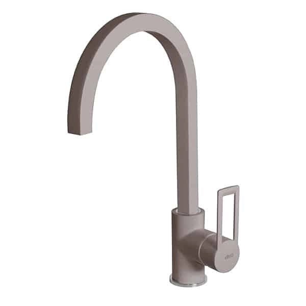 Rubinetto Miscelatore Cucina Elleci Bridge Granitek Grigio Tortora MGKBRI43