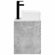 Mobile Lavabo | Armadio Lavabo da parete Grigio Cemento 49 x 41 x 63 cm