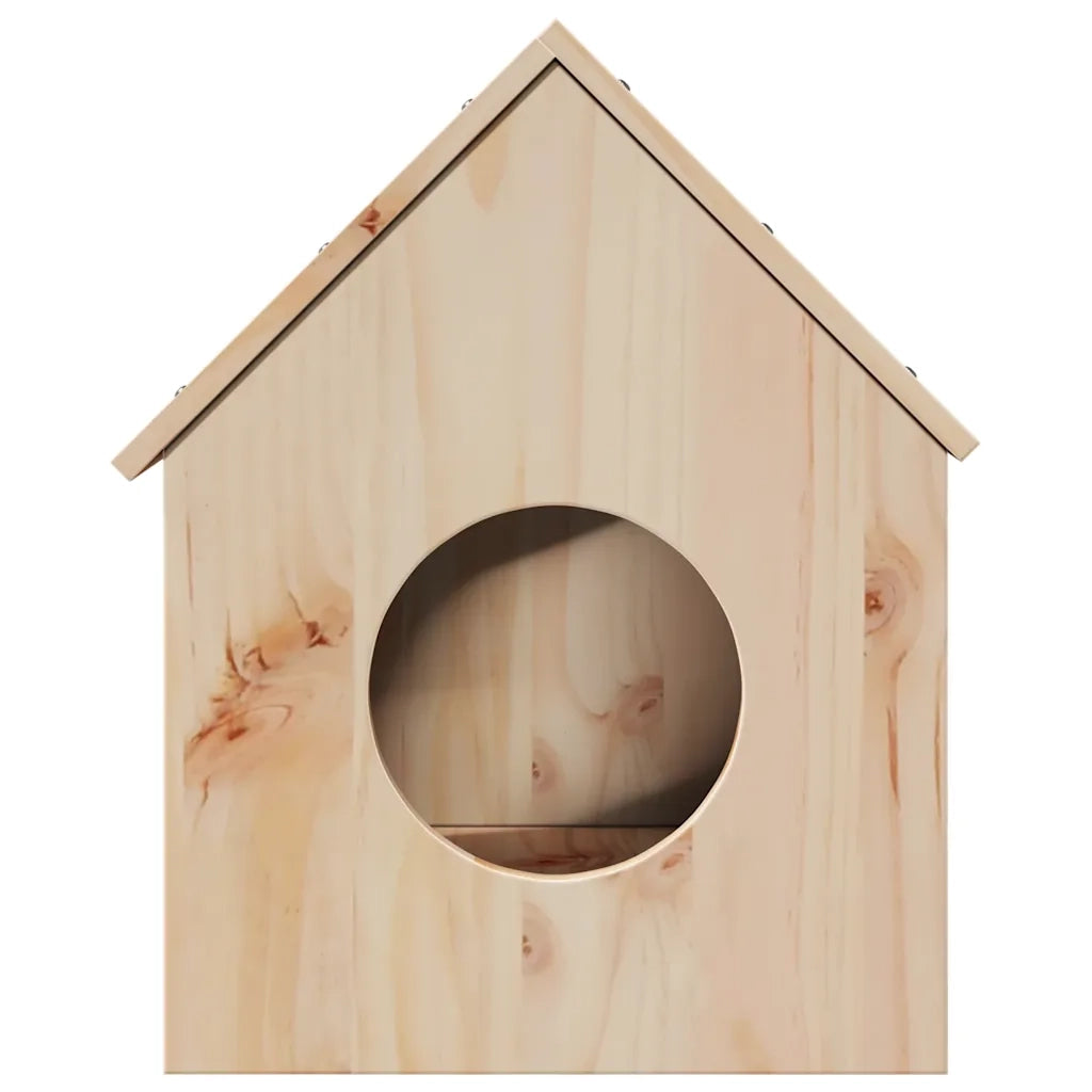 vidaXL Cuccia per Gatti 41x50x50 cm in Legno Massello di Pino