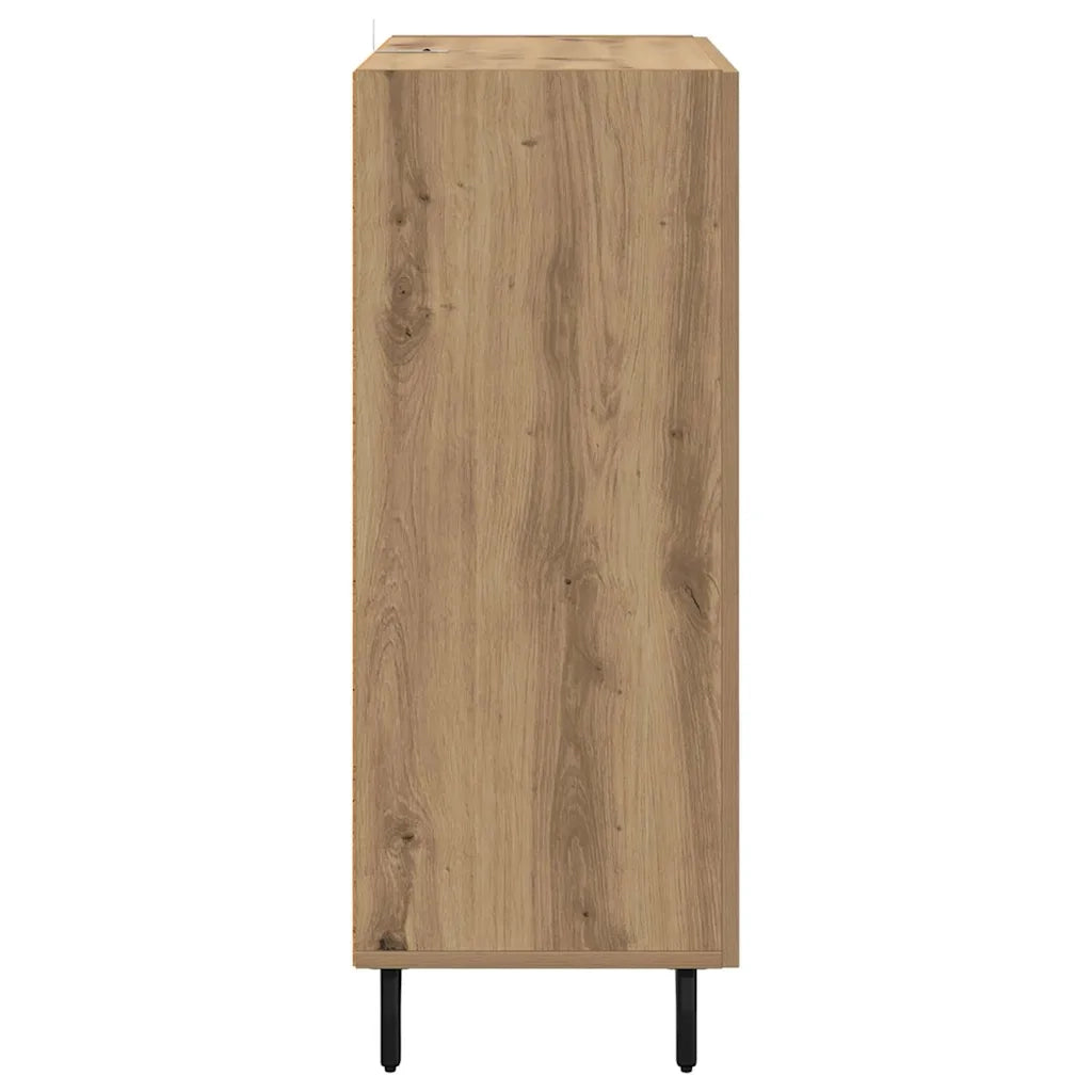 Credenza con Cassetto-Buffet-Armadio da cucina Rovere artigianale 69,5 x 34 x 90 cm 752124