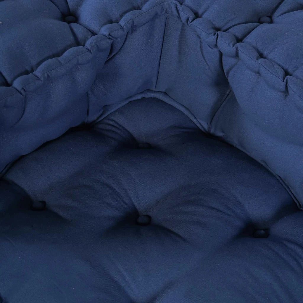 vidaXL Cuscino Blu 140 x 70 x 36 cm Poliestere