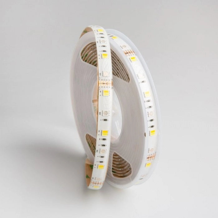 Striscia LED RGB+CCT 5m 14,4W/m 12V IP63 dimmerabile Ecolight