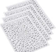 4 vetrine con glitter - strass per auto - decorazioni per DIY - glitter per decorare - vetrine per vetrine - decorazioni per mobili - decorazioni per oggetti - 1300 pezzi