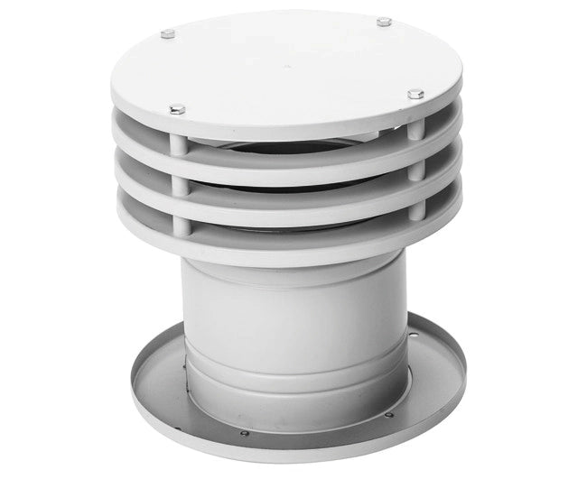 ESALATORE A VETRO SMALTATO BIANCO ø120   MAIN S.R.L.