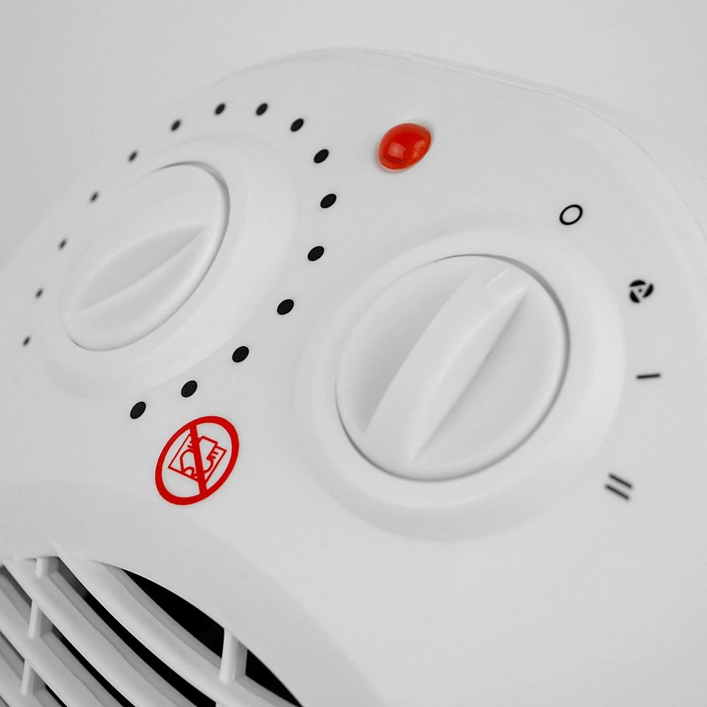 Termoventilatore elettrico da bagno 230V con potenza regolabile