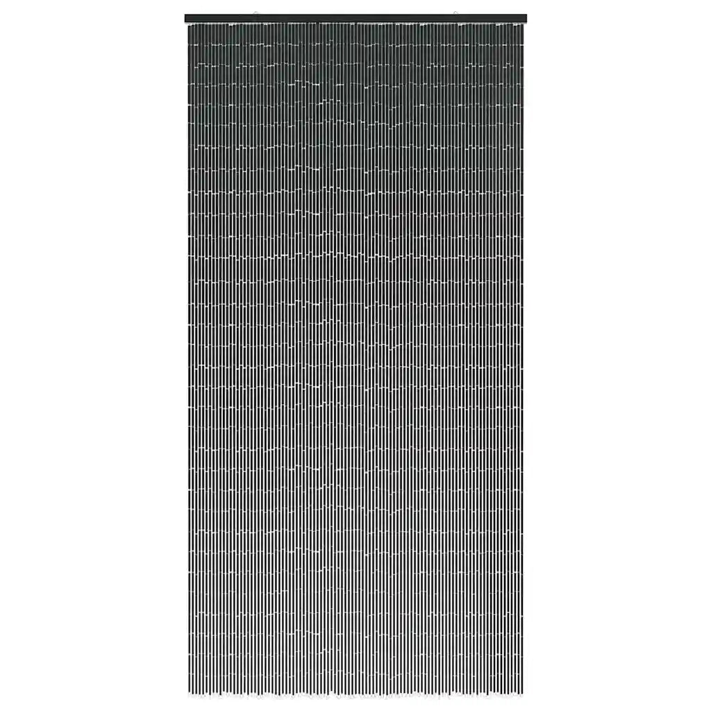 Tenda Antimosche per Porte-Zanzariera Grigio Scuro 100x220 cm Bamb¨´