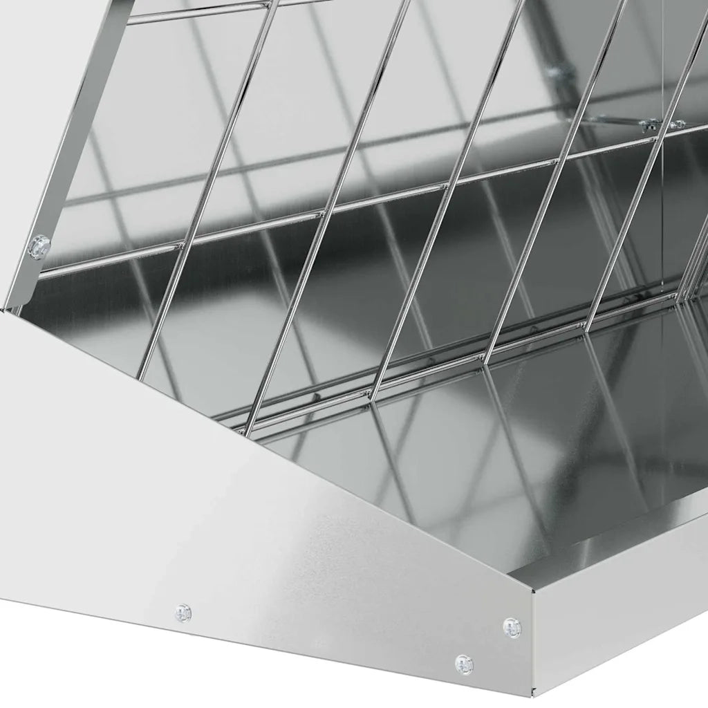 Nutriente per Fieno Argento 71 x 33 x 70 cm Acciaio zincato CFW1180464