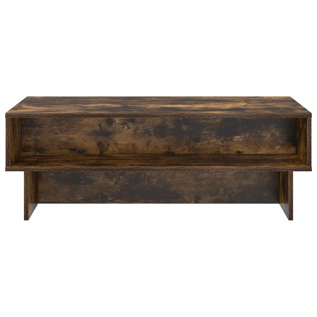 Tavolino da salotto Rovere fumé 100 x 46 x 35 cm