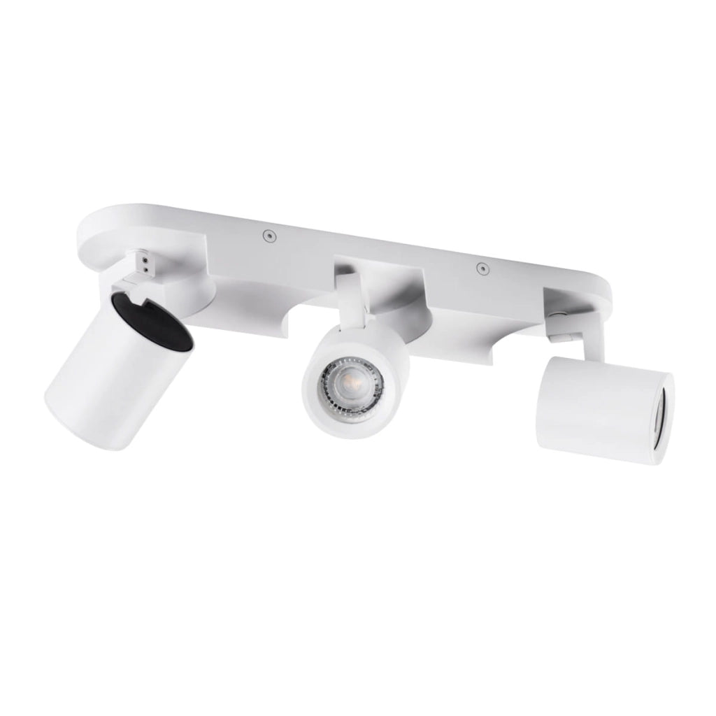 Plafoniera Kanlux Laurin 29124 3xGU10 bianca alluminio