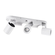 Plafoniera Kanlux Laurin 29124 3xGU10 bianca alluminio