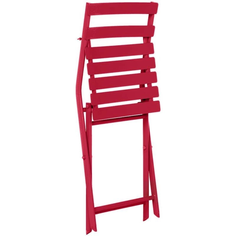 Sedia da giardino pieghevole colore: rossa