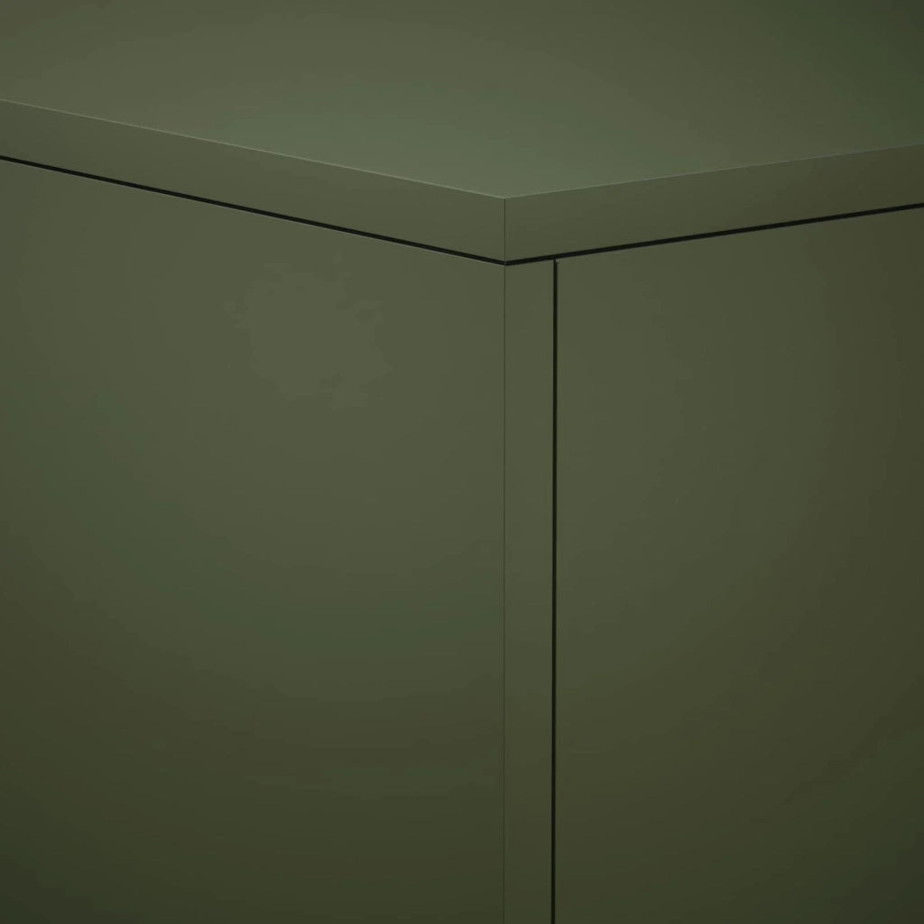Supporto per piante Verde Oliva 30 x 30 x 80 cm Acciaio Corten 8012494
