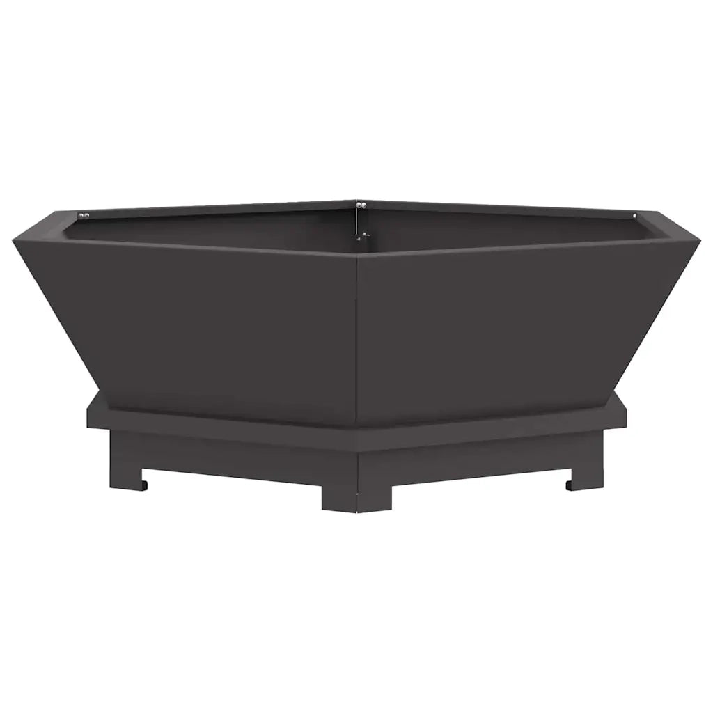 Focolare Nero 75 x 75 x 28 cm Acciaio 858996