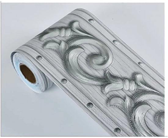 Tappeto da Parete Autoadesivo Impermeabile - Plafond di Transizione - Cucina/Bagno - Rilievo 3D - Materiale PVC - Resistente all'Umidità - Decorazione per Parete