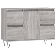 Mobile da Bagno | Armadio da bagno Grigio Sonoma 80x33x60 cm in Legno Multistrato