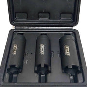 Trade Shop - Set 3 Pz Chiave Smonta E Blocca Dadi Frizione Moto Manicotti Quattro Denti 22774 -