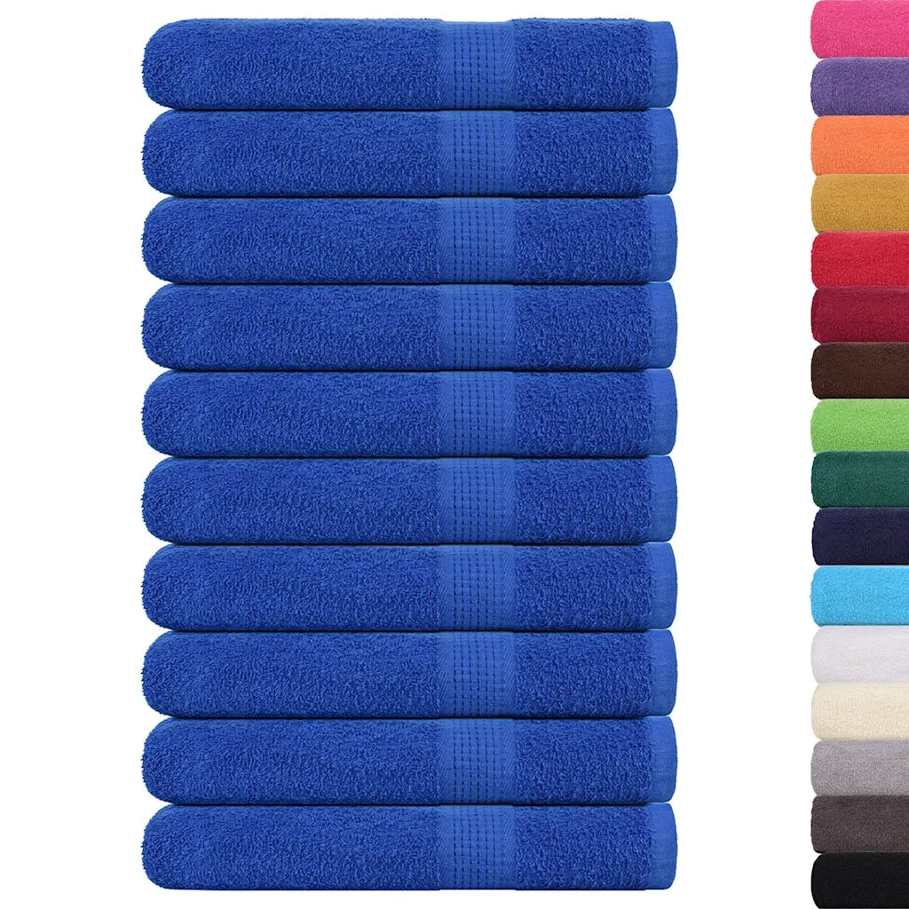 Asciugamani FROGN 10 pz | Teli per bagno Blu 100x200 cm 360 g/m2