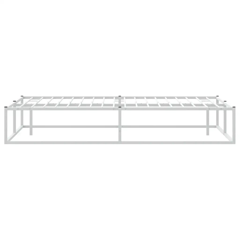 Giroletto senza Materasso Bianco 200x200 cm Metallo 4017428