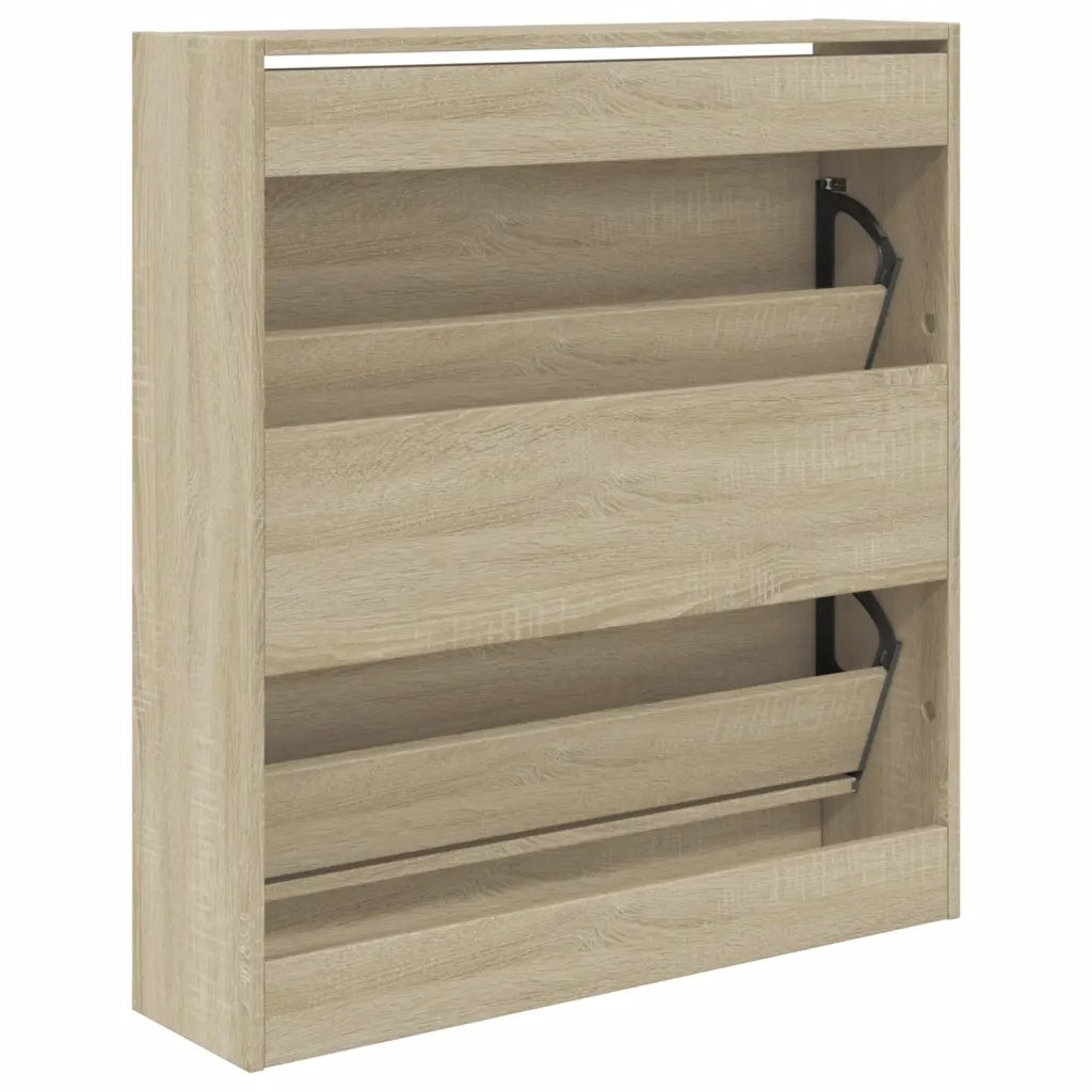 Scarpiera | Mobile per scarpe Rovere Sonoma 80x21x87,5 cm in Legno Multistrato