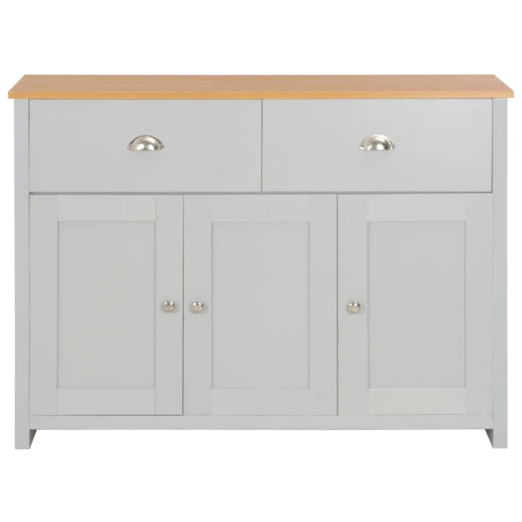 Credenza Grigia 112x35x81 cm cod mxl 9788