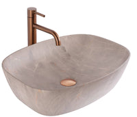 Lavabo Da Appoggio Rea Freja Beige