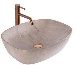 Lavabo Da Appoggio Rea Freja Beige