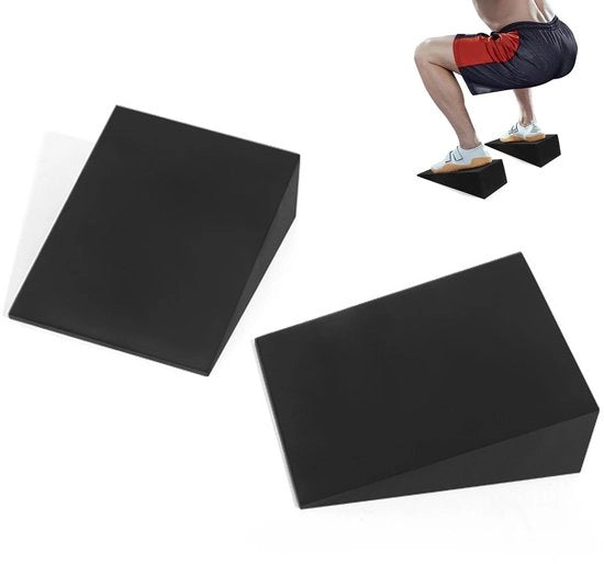 Pannelli Enkel per Squat - 2 Pezzi - Materiale EVA - Per Squat e Strette di Cosce - Ginnastica - Migliora la Flessibilità