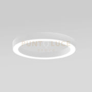 FLOR P/G -  PLAFONIERA COLORE BIANCO A LED 3000K 4300LM 60W DIMMERABILE D.80CM