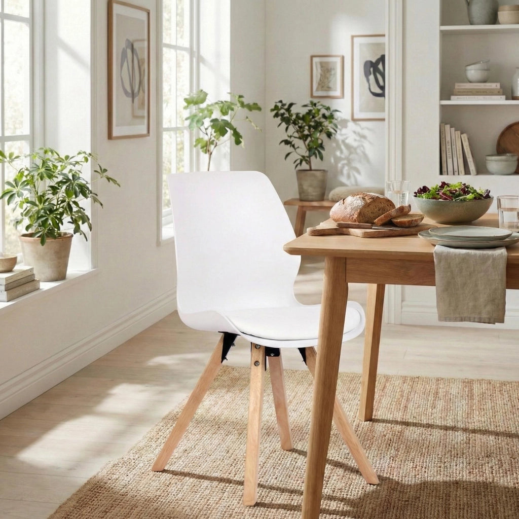4er Set Stuhl Luna Kunststoff