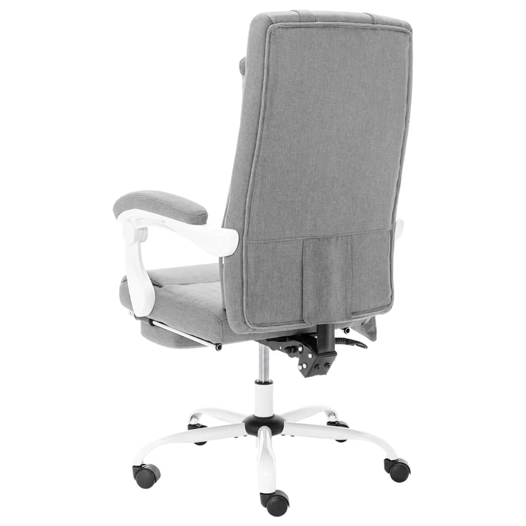 Sedia poltrona sedia da ufficio sedia da computer sedia da studio sedia da massaggio tessuto grigio 02_0024011