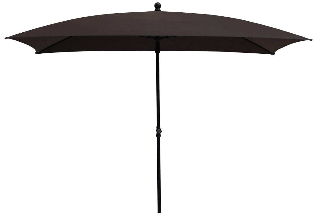 Ombrellone da Giardino 2,4x1,5 m Palo Ø27 mm in Acciaio Maffei Kronos Tortora