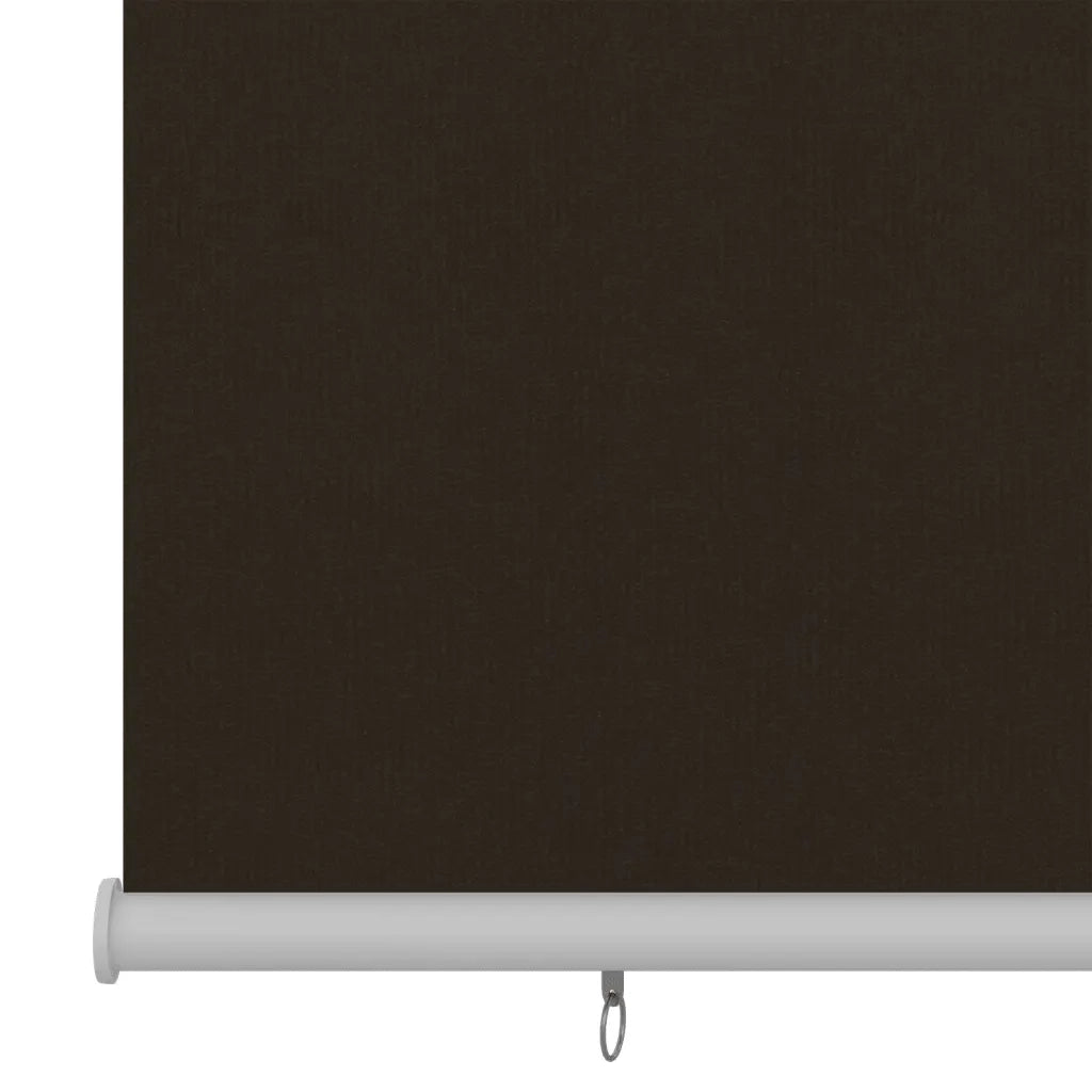 Tenda a Rullo per Esterni 200x140 cm Marrone HDPE 312972