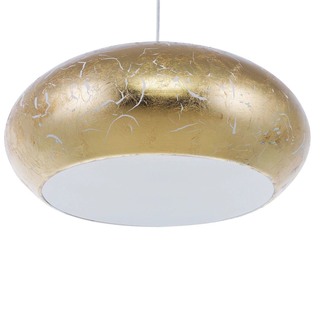 Lampada a Sospensione lampadario Vintage in Metallo dorato illuminazione