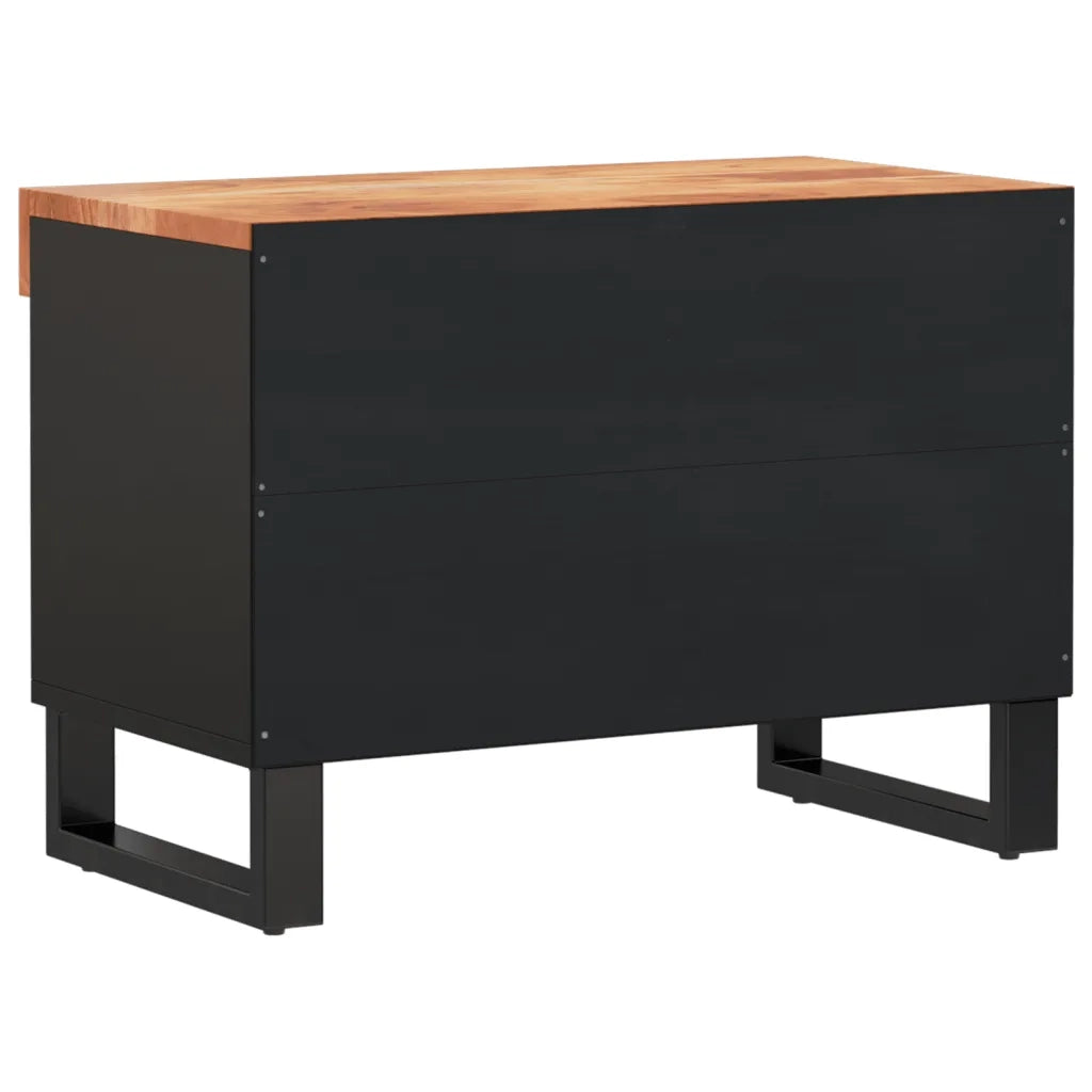 Mobile Porta TV 60x33x43,5 cm in Legno Massello di Acacia 352882