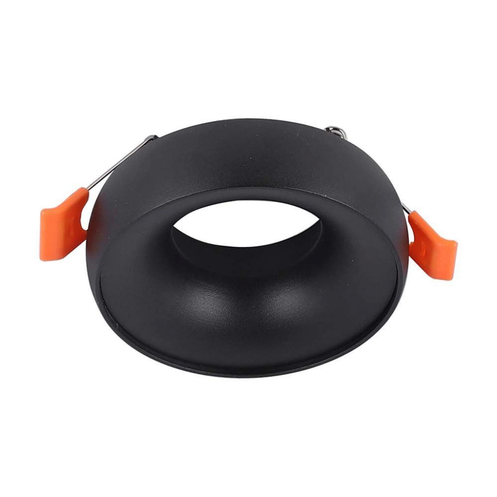GU10 Monti rotondi Black Frame + Black Riflector