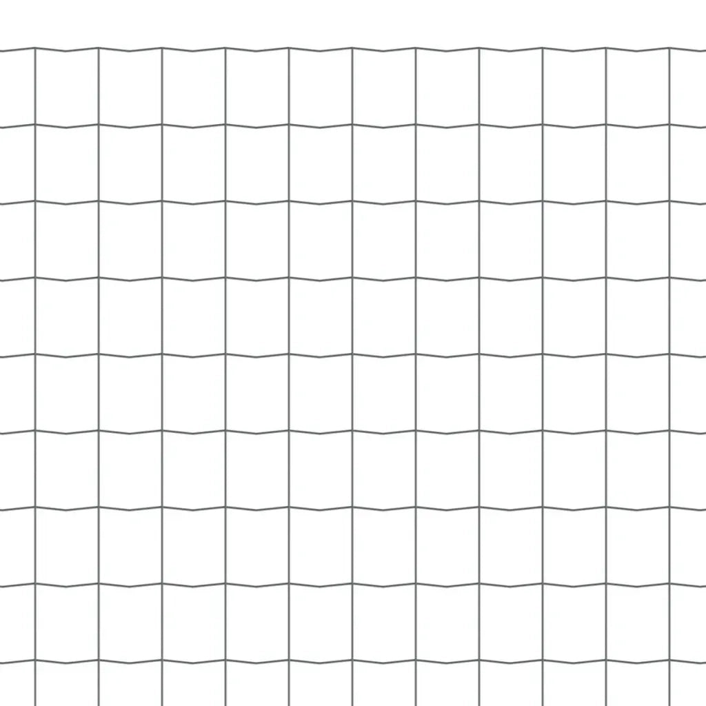 Recinzione Euro in Acciaio 25x1 m Grigia cod mxl 10401