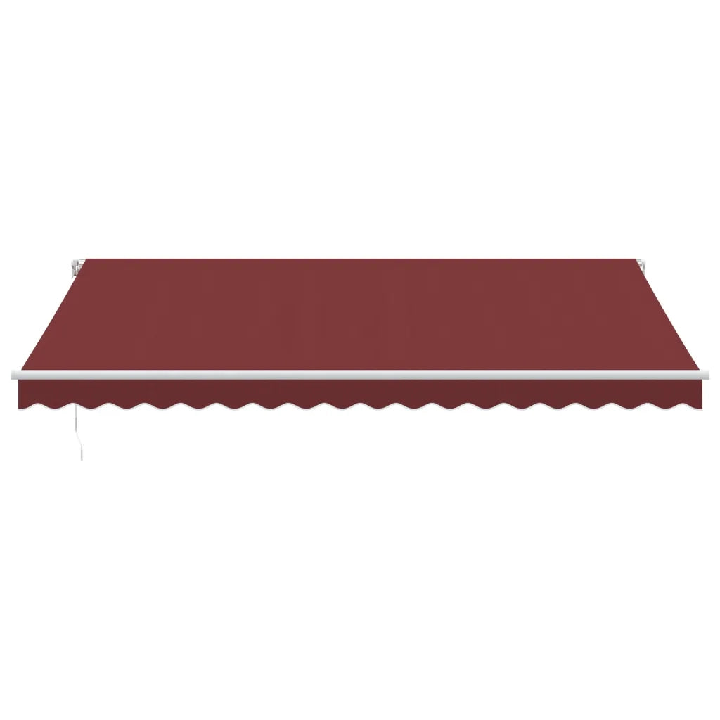 Tenda da Sole Retrattile Manuale Bordò 450x350 cm 3214986