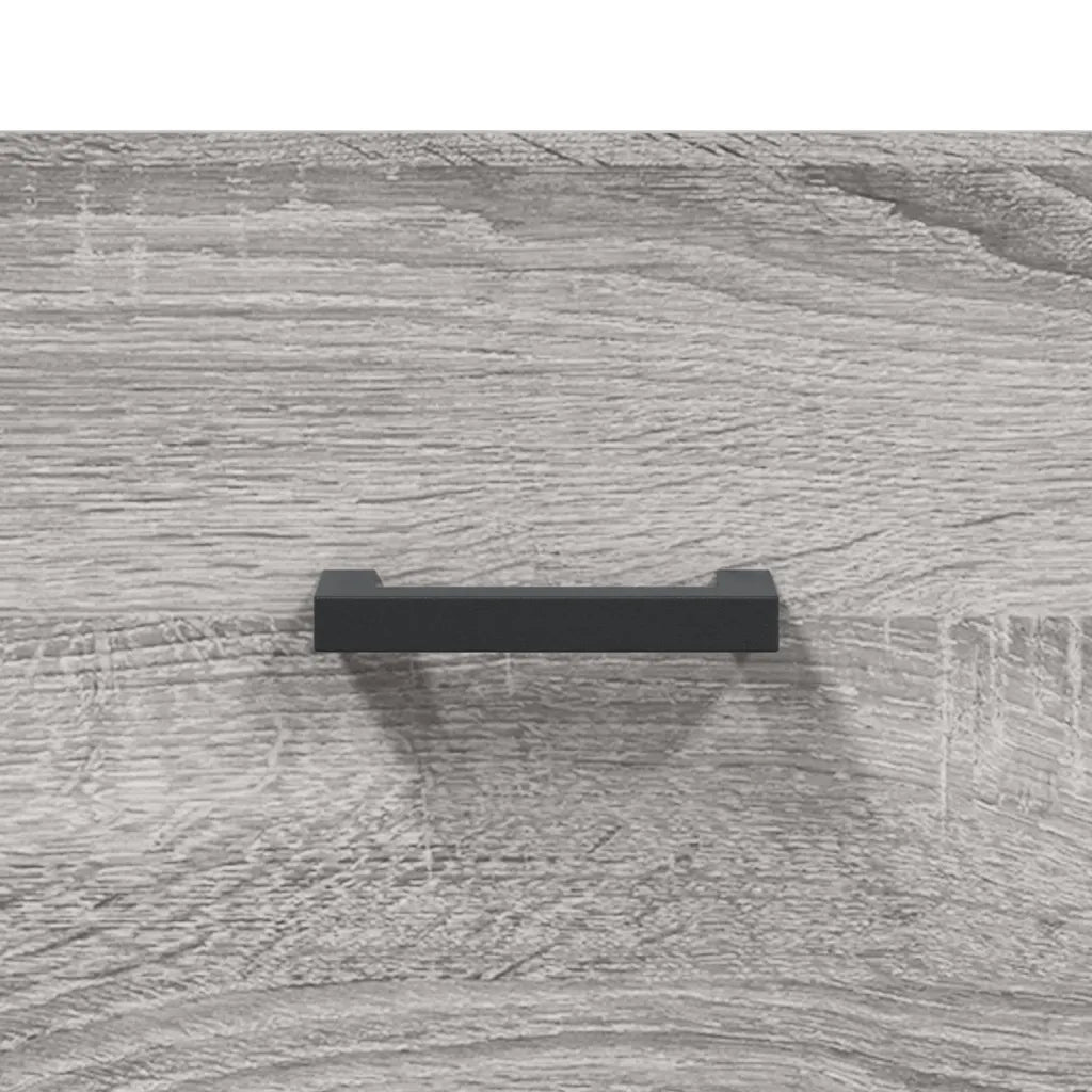 vidaXL Credenza Grigio Sonoma 69,5x34x180 cm in Legno Multistrato