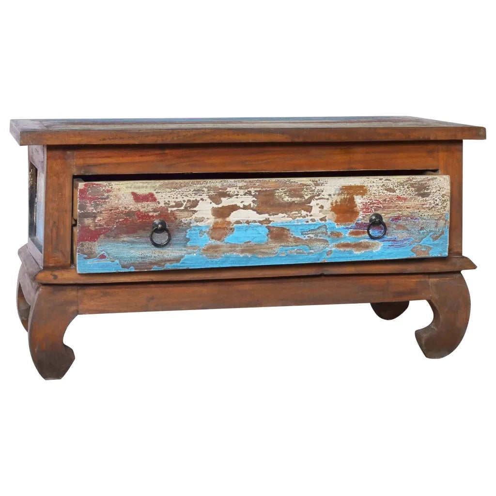 Tavolino da CaffÃ¨ 80x50x40 cm in Legno Massello di Teak cod mxl 16826
