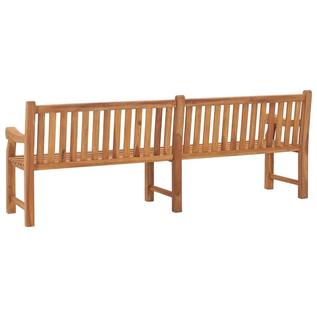 Panca da Giardino 228 cm in Legno Massello di Teak 316640