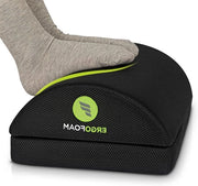 Sedia per Piedi Adattabile per Alta Sedia (Mesh) - Grande Supporto per Piedi Premium | Supporto per Piedi Amichevole per Animali Domestici Sotto Scrivania per Dolore Lombo - Ginocchio | Supporto per Piedi Oscillante (Nero)