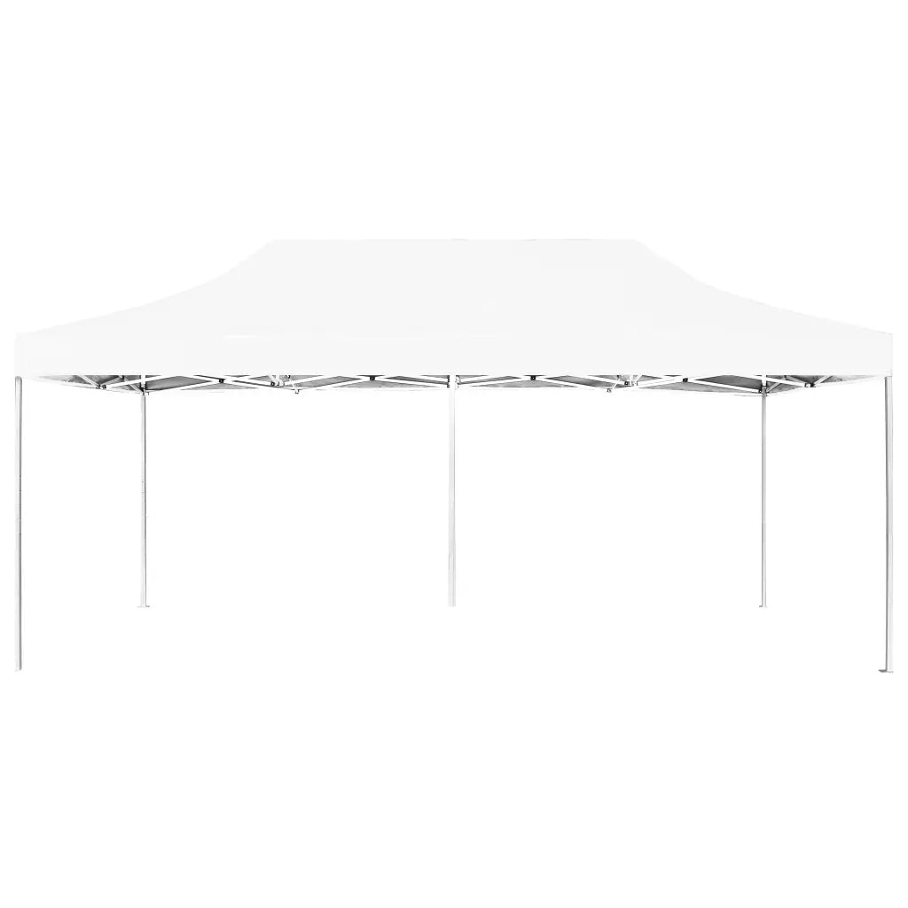 Gazebo | Pergolato Professionale Pieghevole Alluminio 6x3 m Bianco